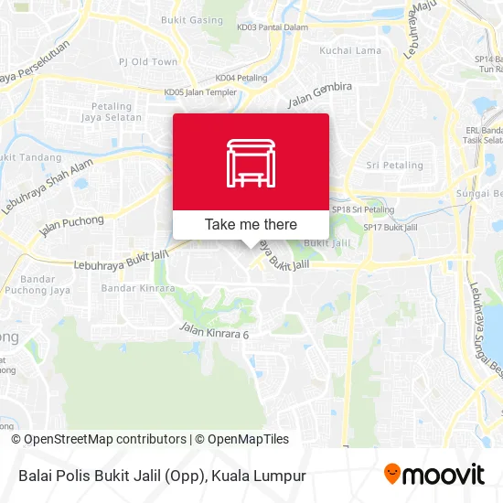Balai Polis Bukit Jalil (Opp) map