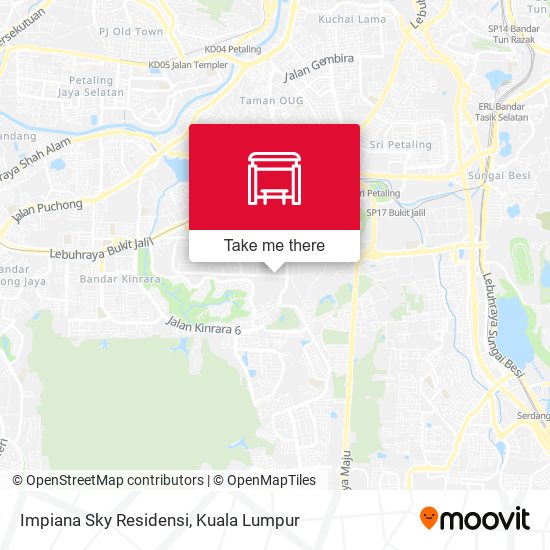 Impiana Sky Residensi map