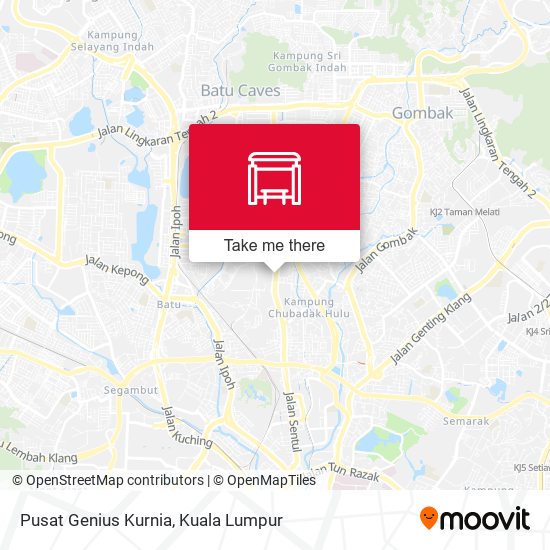 Peta Pusat Genius Kurnia