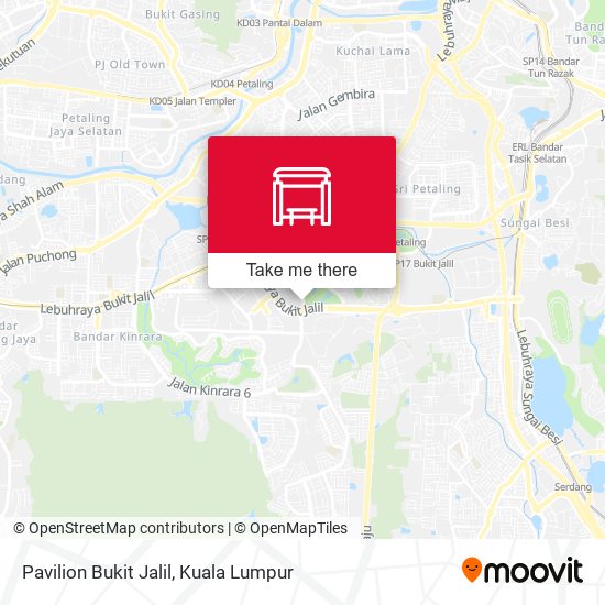 Pavilion Bukit Jalil map