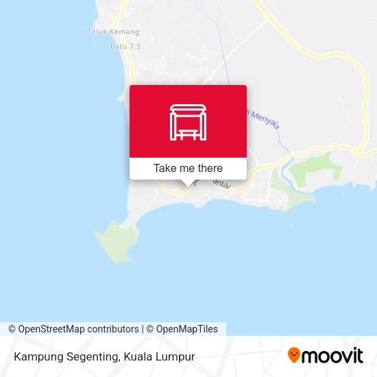 Kampung Segenting map