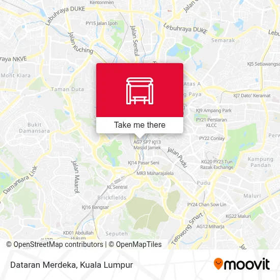 Dataran Merdeka map