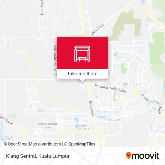 Klang Sentral map