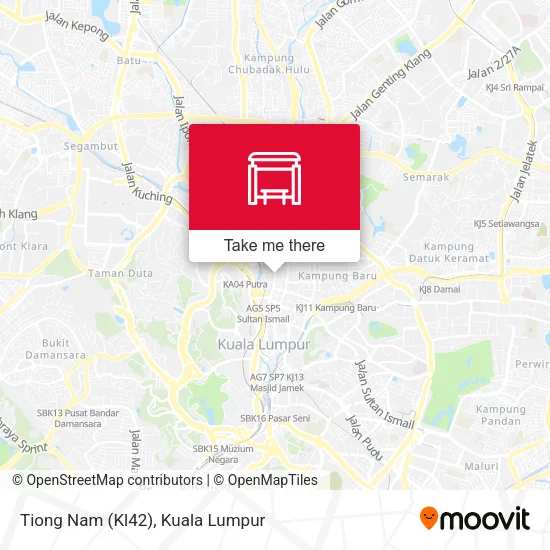 Tiong Nam (Kl42) map