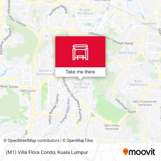 (M1) Villa Flora Condo map
