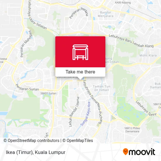 Ikea (Timur) map