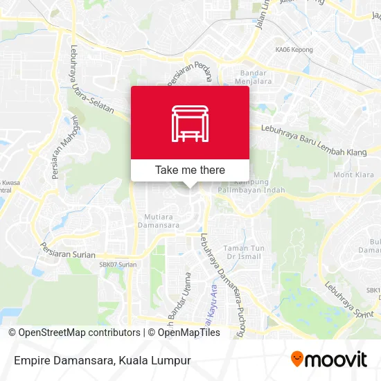 Empire Damansara map