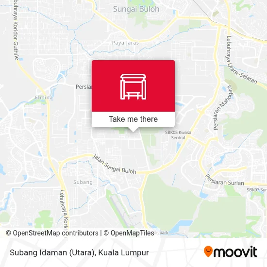 Subang Idaman (Utara) map