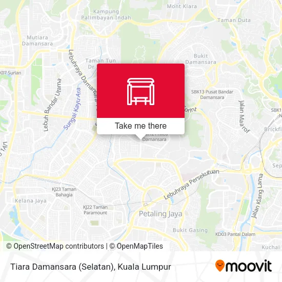 Tiara Damansara (Selatan) map