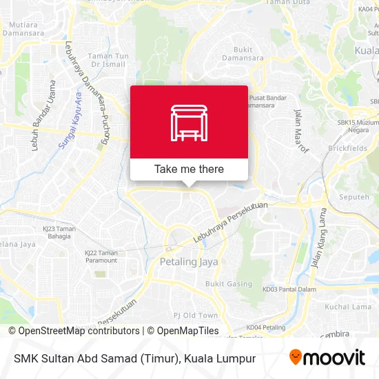 SMK Sultan Abd Samad (Timur) map