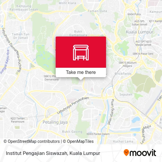 Institut Pengajian Siswazah map