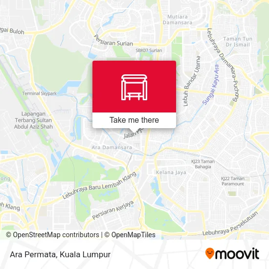 Ara Permata map