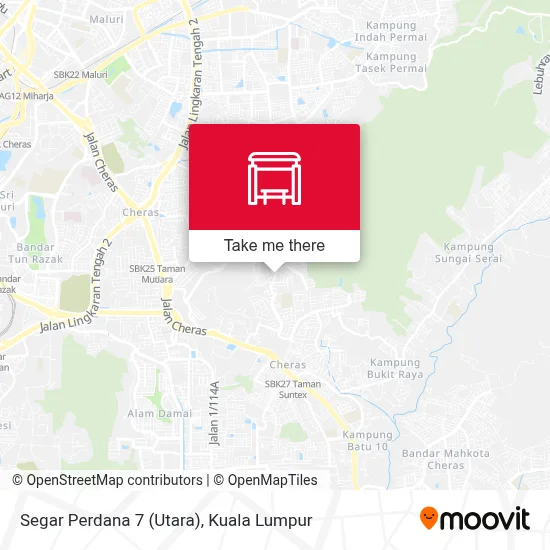 Segar Perdana 7 (Utara) map