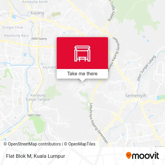 Flat Blok M map