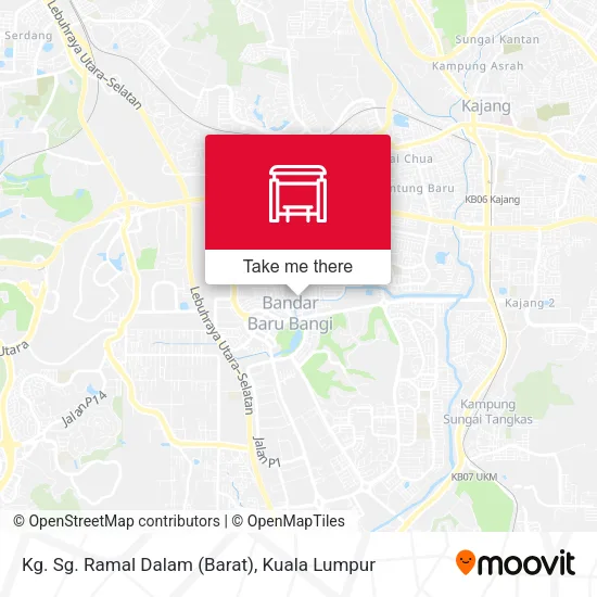 Kg. Sg. Ramal Dalam (Barat) map