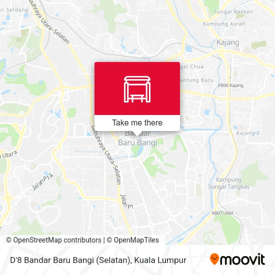 D'8 Bandar Baru Bangi (Selatan) map