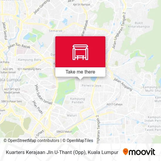 Kuarters Kerajaan Jln U-Thant (Opp) map