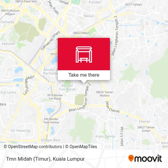 Tmn Midah (Timur) map