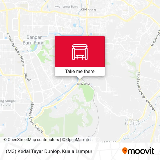 (M3) Kedai Tayar Dunlop map
