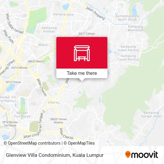 Glenview Villa Condominium map