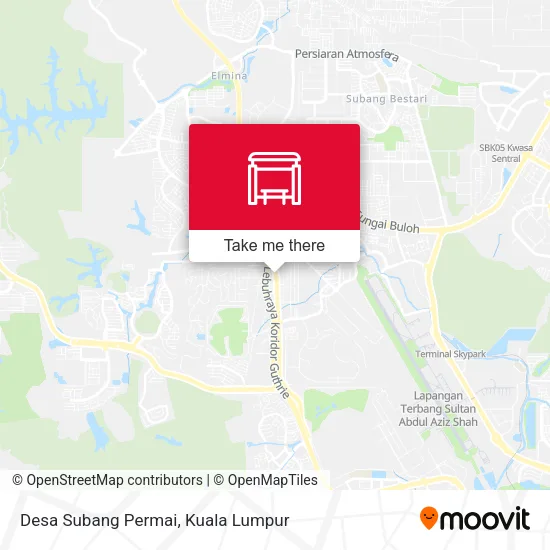Desa Subang Permai map