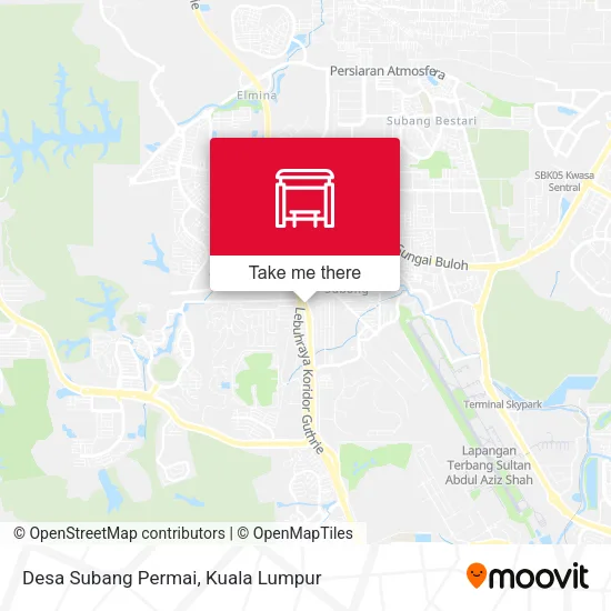 Desa Subang Permai map