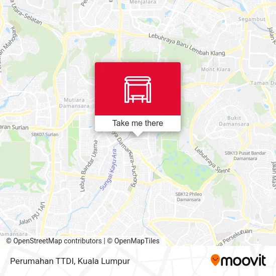 Perumahan TTDI map