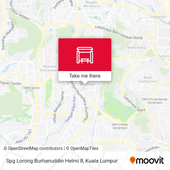 Spg Lorong Burhanuddin Helmi 8 map