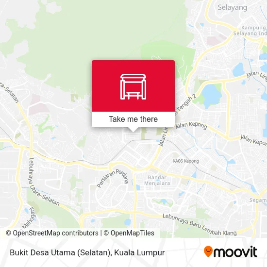 Bukit Desa Utama (Selatan) map