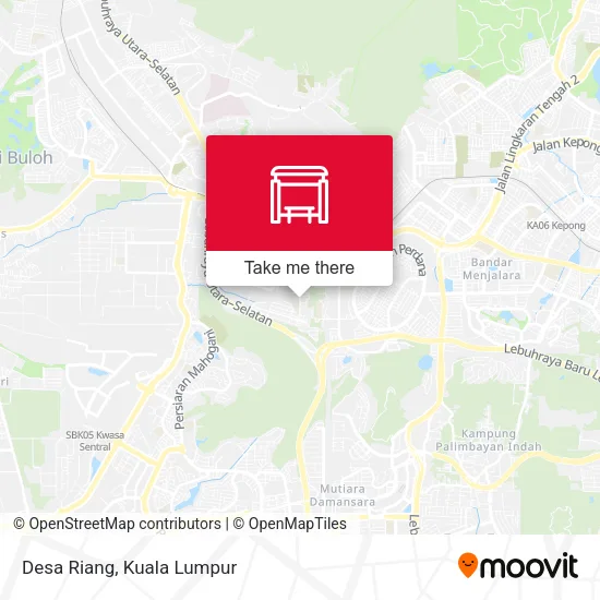 Desa Riang map