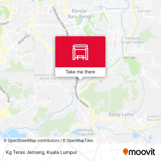 Kg Teras Jernang map