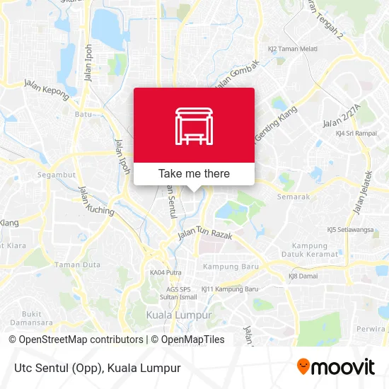 Utc Sentul (Opp) map