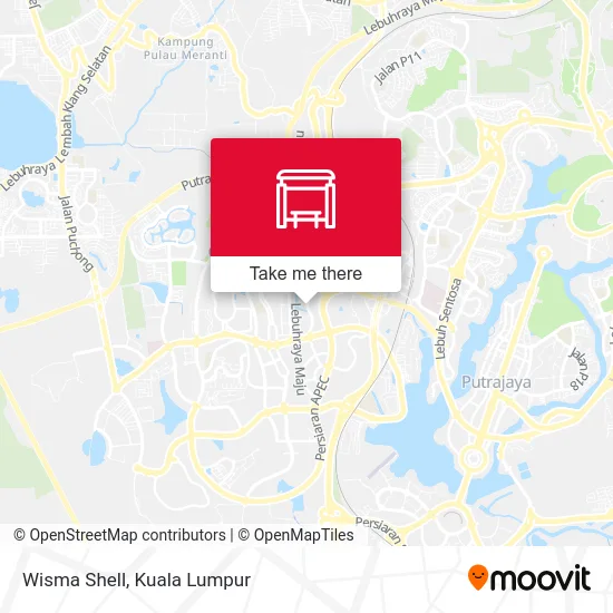Wisma Shell map