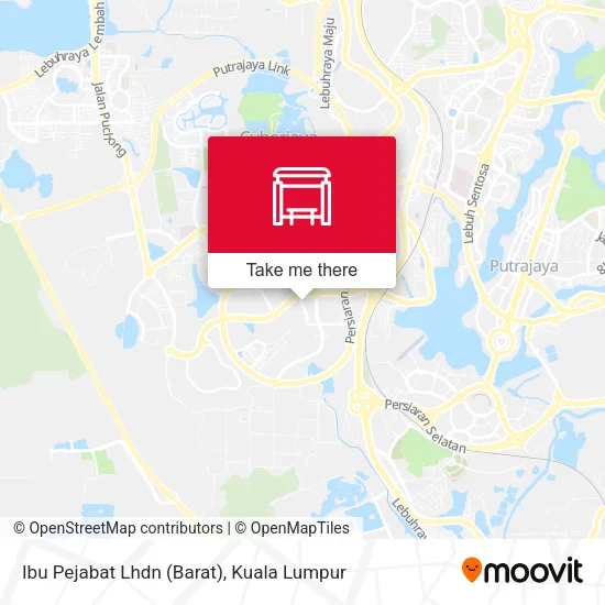 Ibu Pejabat Lhdn  (Barat) map