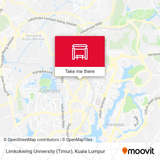 Limkokwing University (Timur) map