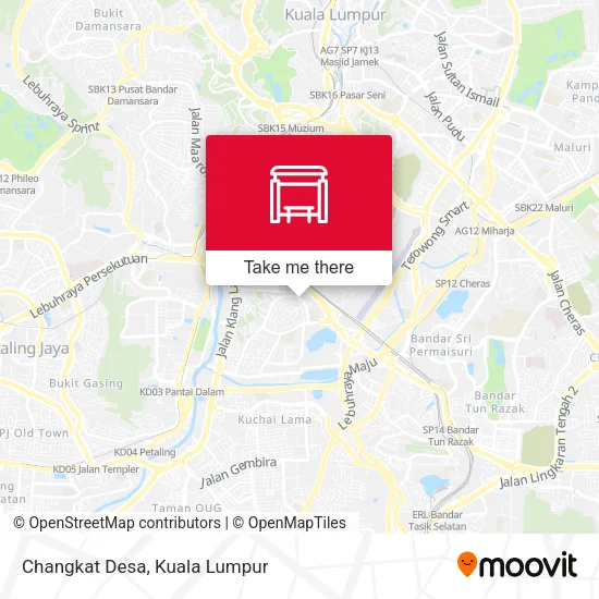 Changkat Desa map