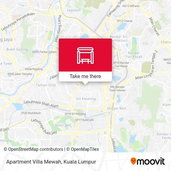 Apartment Villa Mewah map