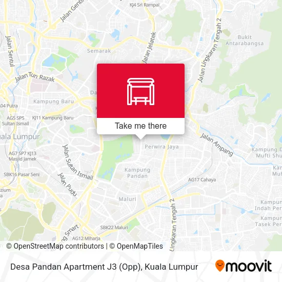 Desa Pandan Apartment J3 (Opp) map