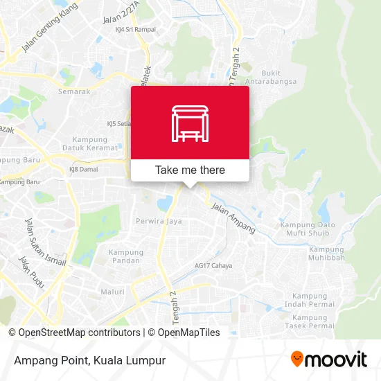 Ampang Point map