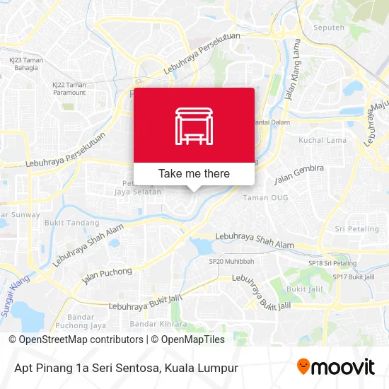 Apt Pinang 1a Seri Sentosa map