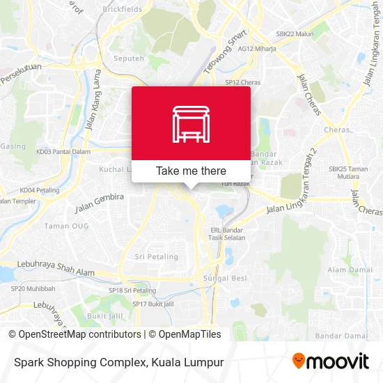 Spark Shopping Complex map