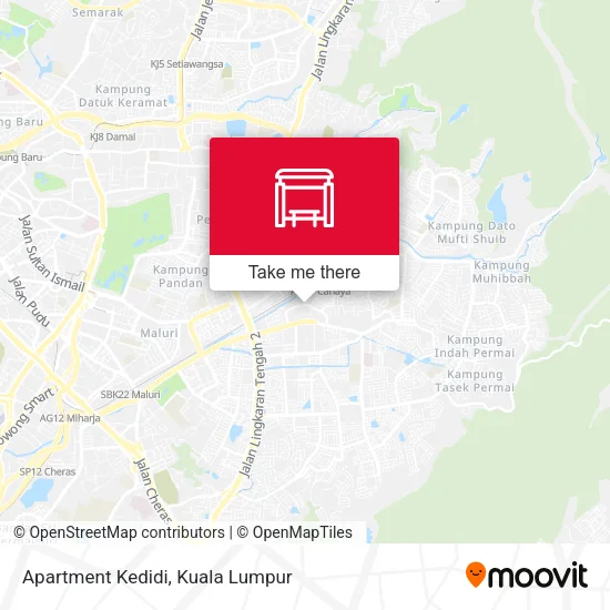 Apartment Kedidi map