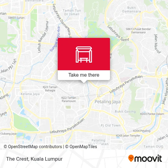 The Crest map