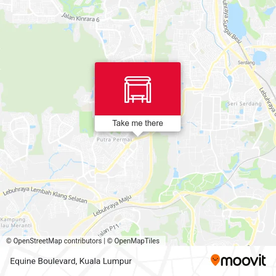 Equine Boulevard map