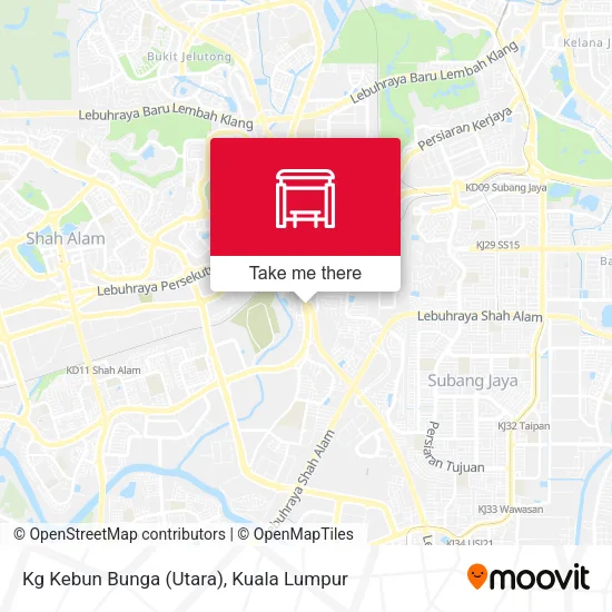Kg Kebun Bunga (Utara) map
