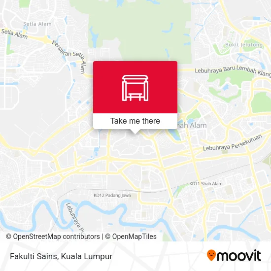Fakulti Sains map