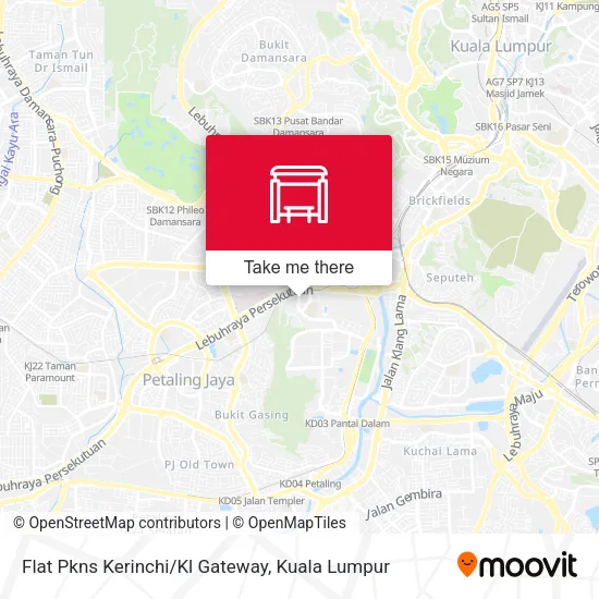 Flat Pkns Kerinchi/Kl Gateway map