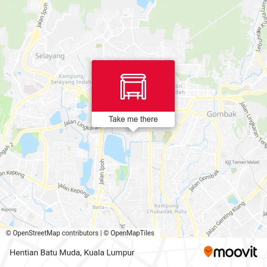 Hentian Batu Muda map