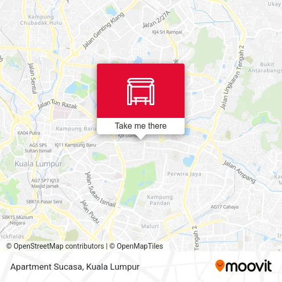 Apartment Sucasa map