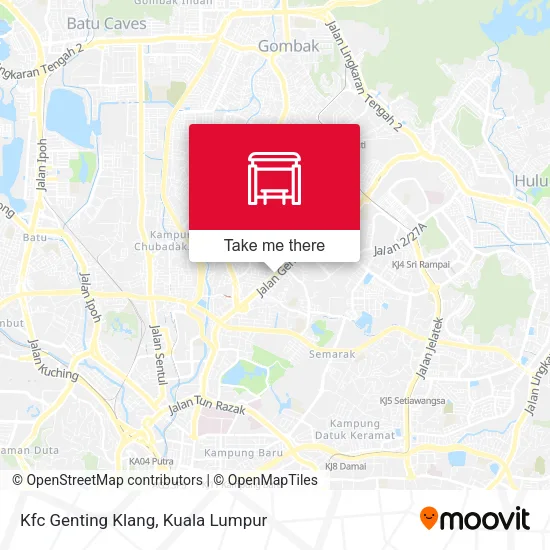 Kfc Genting Klang map